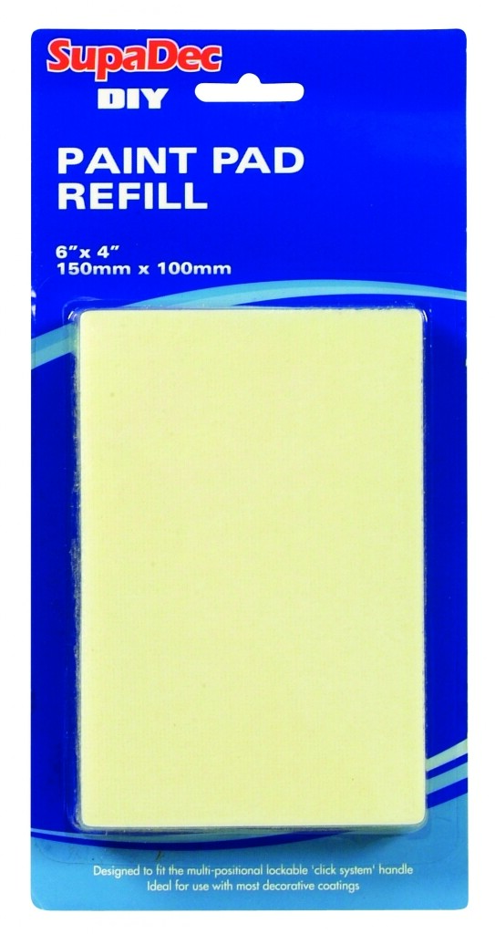 SupaDec DIY Paint Pad Refill 6x4""150mm x100mm New