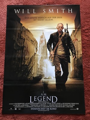 I am Legend Kinoplakat Poster A1, Will Smith