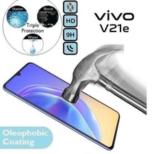 100%Genuine Tempered Glass 9H Screen Protector (Vevo V21 E V 21 e) For Vivo V21e