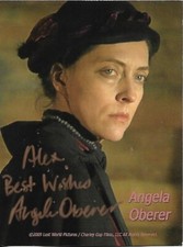 Angela Oberer - original signierte Autogrammkarte - i.O.