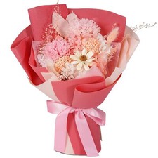 Preserved Flowers Bouquet, Forever Carnations Fresh Flowers, Long Lasting Rea...