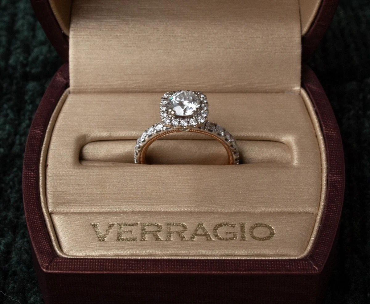 ENG-0420R-2T - Verragio Halo Diamond Engagement Ring – H.L. ...