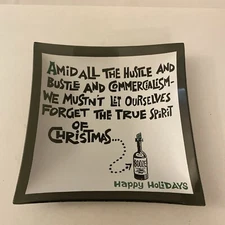 VINTAGE HUMOROUS HOLIDAYS CHANGE DISH