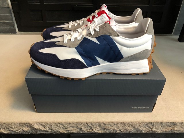 New Balance 327 Navy White Gum Size 13 Men MS327WR Ds Authentic | eBay