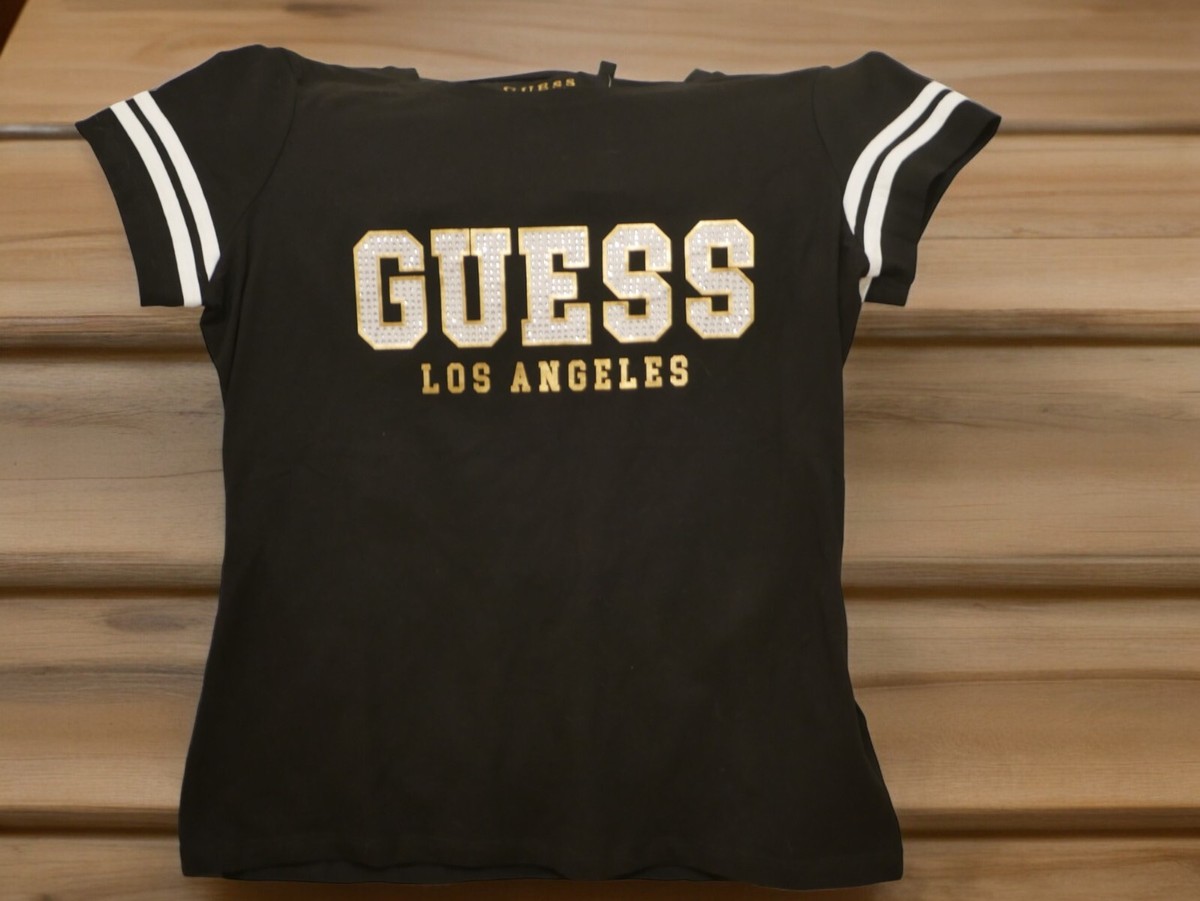 GUESS Gold Script Logo Money Clip and Bar Set - Gold and Black NWOT GUESS W20015L1 Women main image 2