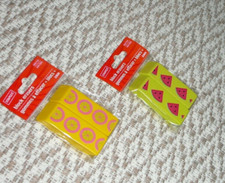 Watermelon Grapefruit Fruit Food Block Erasers