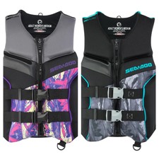 Sea-Doo Airflow Refraction Ed PFD Life Vest Jacket Adult Womens USCG Approved