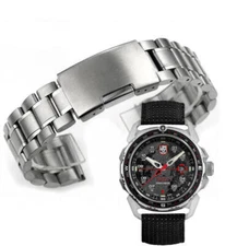 Metal Replacement Watch Band Fits Luminox ICE-SAR ARCTIC 1201 1202 1207 #5015