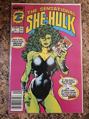 Sensational She-Hulk #1 Origin Retold Copper Age Marvel Comics 1989 FN-VF 