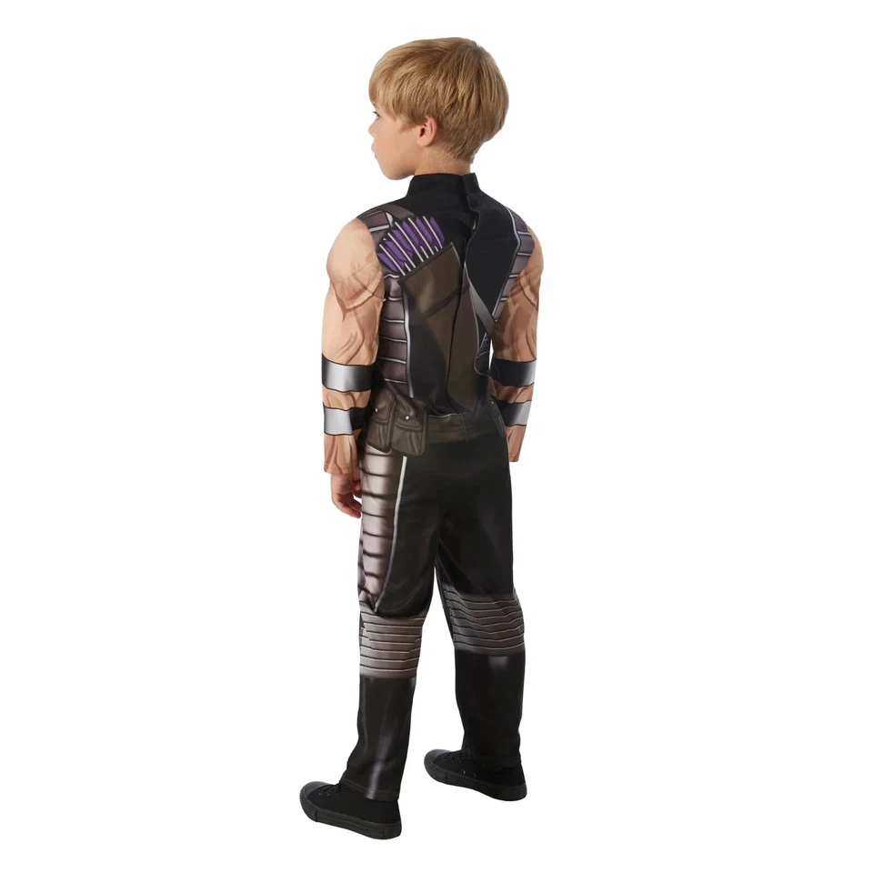 鹰眼复仇者联盟儿童服装角色扮演男孩连身裤 - Rubie's 630505 — 第 3/4 张图片