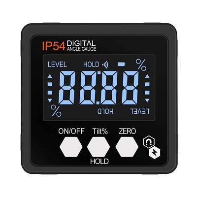 4*90° Digital Protractor Inclinometer Level Box Digital Angle Finder Bevel Box