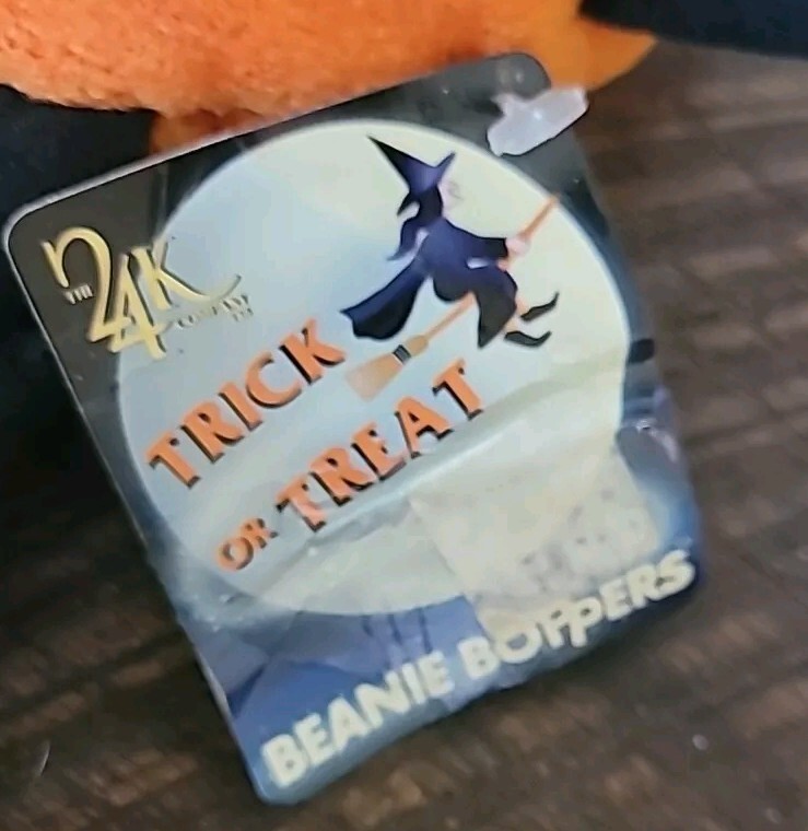 Mighty Star Witch Bean Plush 9 Inch Boppers 24K 1997 Stuffed Animal Toy