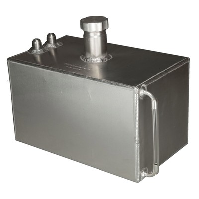OBP Universal Aluminium Baffled 3 Gallon Fuel Tank, -10 JIC Fittings - Option 1