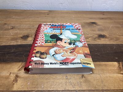 Cooking With Mickey Around Our World Spiral Bound Walt Disney