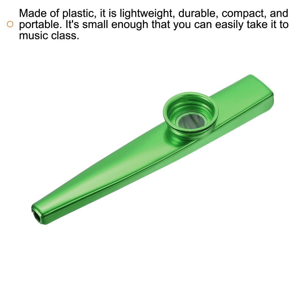 Kazoo In Metallo - 2 Pezzi Con 10 Membrane Per Feste - Foto 2