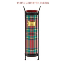 Mackenzie Tartan Matchstick Holder Childs Tartastic Matches New In Box
