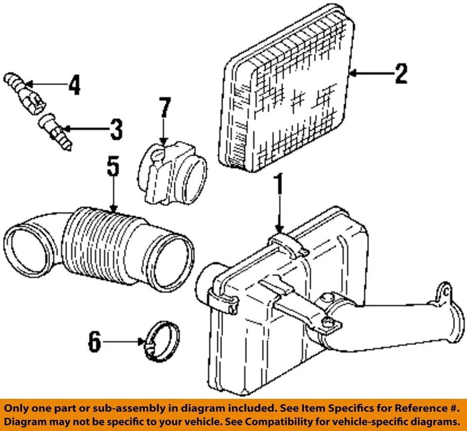 Medidor de flujo de aire de inyección de combustible usado se adapta a: camioneta Chevrolet Lumina 1993 6-231 3,8 L con Foto 3 de 4