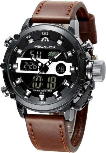 MEGALITH Mens Watches Waterproof Digital Military Sport Tactical Multifunction H - Picture 1 of 8