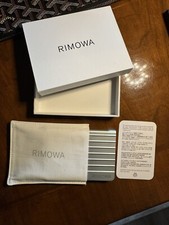 Rimowa Card Holder - Silver Aluminum Color LIMITED 100 AUTHENTIC