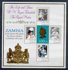 ZAMBIA *782 MINT SOUVENIR SHEET 2019 SCOTT CATALOGUE VALUE $9.50