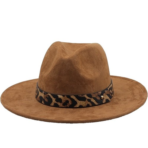 9716 Women\'s Rhinestone Sequin Fedora Cowboy Hat Boho Western Wide Brim Women main image 2