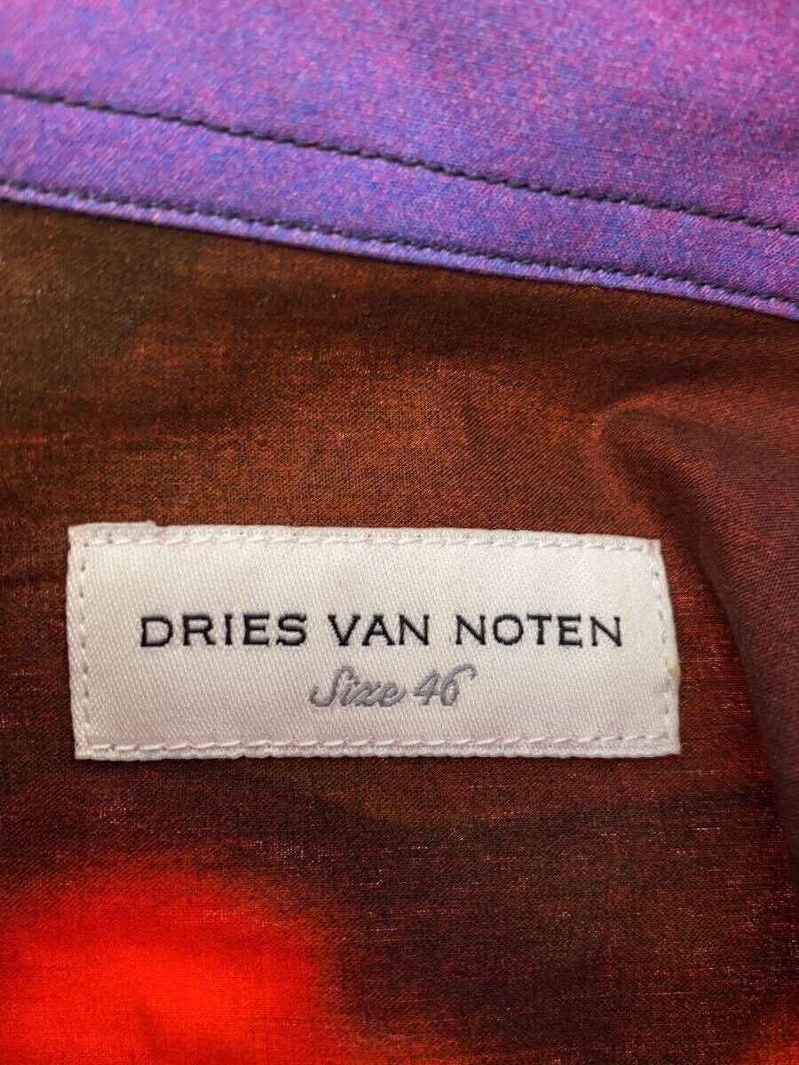 DRIES VAN NOTEN short sleeve shirt 46 cotton multicolor 73 DRIES VAN NOTEN short sleeve shirt 46 cotton multicolor 73