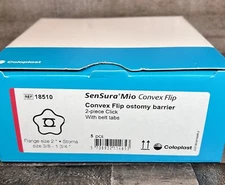 Coloplast SenSura Mio 18510 convex flip Ostomy Skin barrier 2'  NOS Exp 2023-24