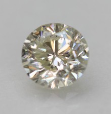 Certified 0.70 Carat H VVS1 Round Brilliant Natural Earth Mined Diamond 5.53mm