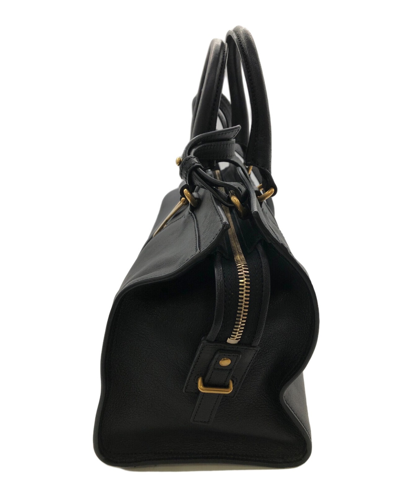 Borsa a mano Yves Saint Laurent 2 vie tracolla nera 297957 CABAS CHYC dal Giappone