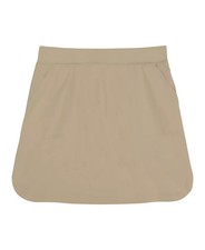 Nautica Youth Girl's Easy Care Stretch Knit School Uniform Skort Khaki size 8