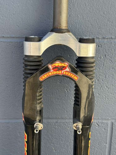 Vintage Answer Manitou Pro Mountain Bike Front Suspension Fork 1-1/8" Threadless - Picture 4 of 6