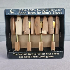 Rochester Shoe Tree Company Red Cedar Aromatic Men Large SZ 10W to 12N Set of 2