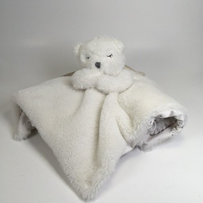 Mud Pie Angel Bear Lovey White Gold Now I Lay Me Down To Sleep