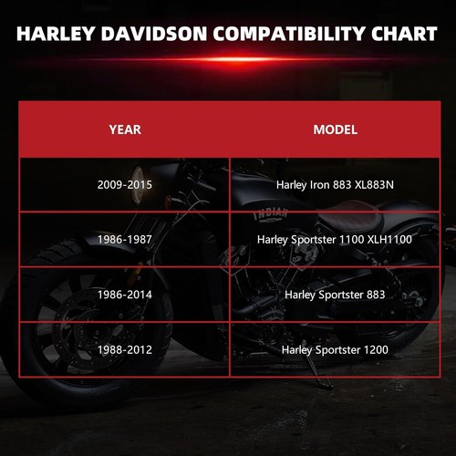 5.75" Headlight Fairing with 15" Smoke Windshield & 35-41mm Hardware For Harley - Picture 6 of 9