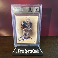 🔥Bo Jackson BGS Auto 9 2011 Panini Prime Signatures #17 /499 Raiders 🔥
