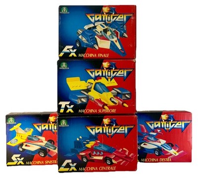 SUPERCARS GATTIGER PRECIOUS GAMES DIE-CAST DELUXE DX 5 FIVE BOXES RARE COMPLETE