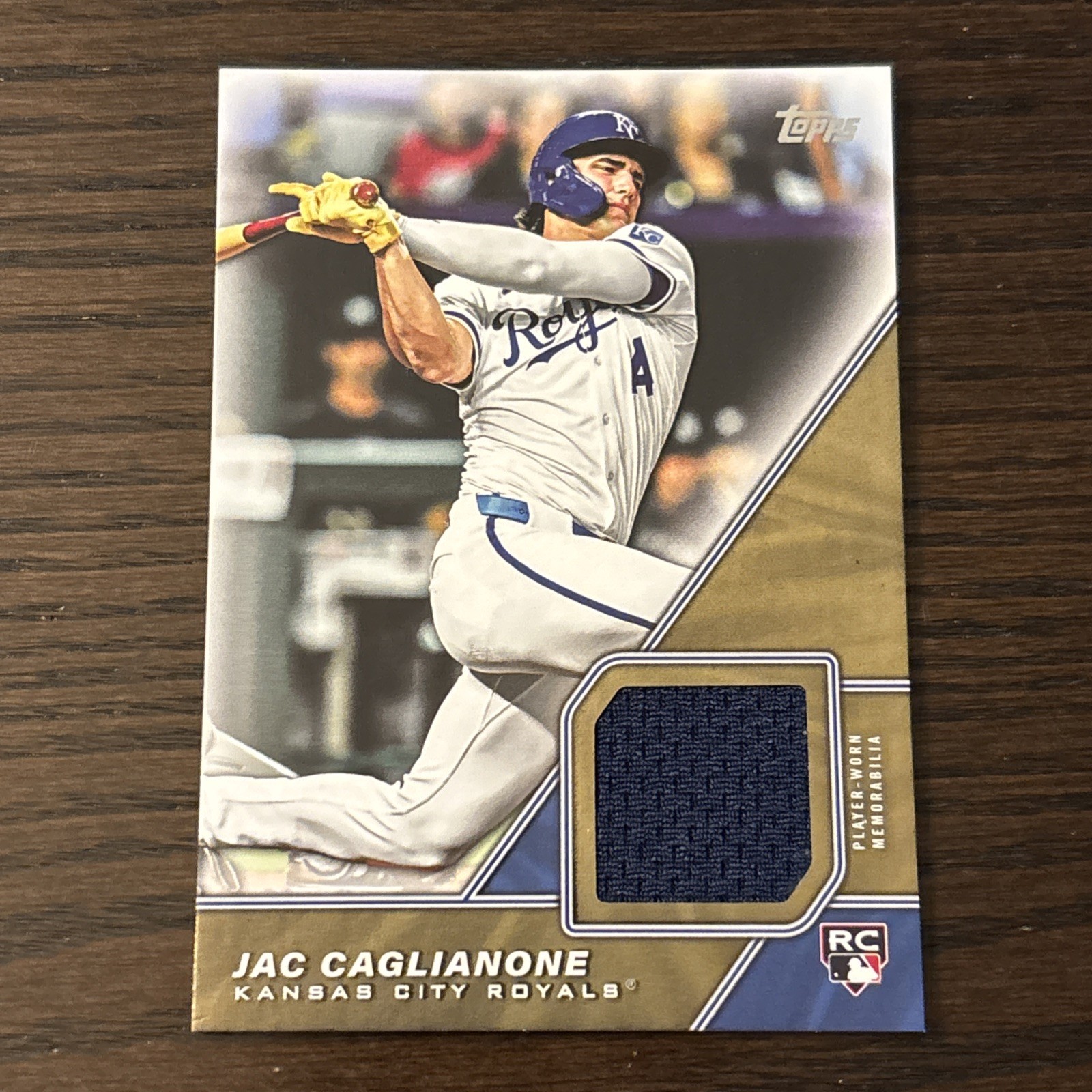 2026 Topps Series 1 Major League Material Jac Caglianone Rookie #MLM-JCA Royals