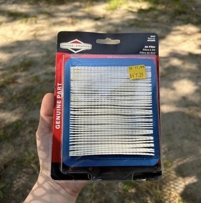 GENUINE OEM BRIGGS & STRATTON  5043   AIR FILTER; 491588S AIR FILTER