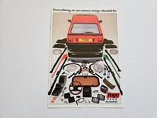 YUGO 45 55 311 511 513 ACCESSORIES SALES BROCHURE 1986