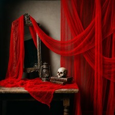 Tlswshsy 500'' x 39''Large Halloween Creepy Cloth, Spooky Gauze Decoration