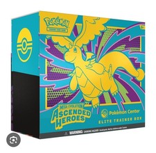 Pokemon TCG: Mega Evolution-Ascended Heroes Pok mon Center Elite Trainer PRESALE
