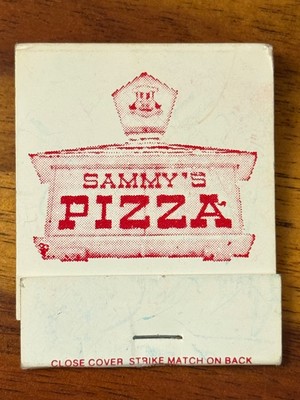 Sammy s Pizza Full Matchbook Restaurant Sallisaw Oklahoma Fort Smith Arkansas