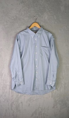 Charles Tyrwhitt türkisblau kariert klassische Passform Hemd: Kragen 19'' Brustumfang 48''