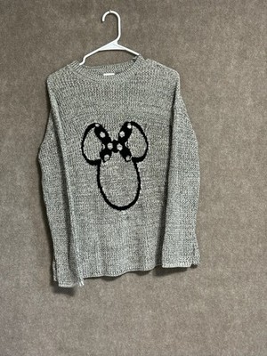 Disney x Love Your Melon Minnie Mouse Cotton Long Sleeve Sweater Women's size S