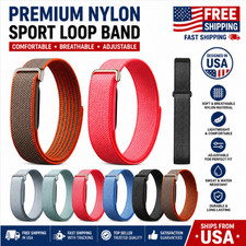 For Google Fitbit Air 2026 Nylon Loop Band Adjustable Sports Strap Wristband