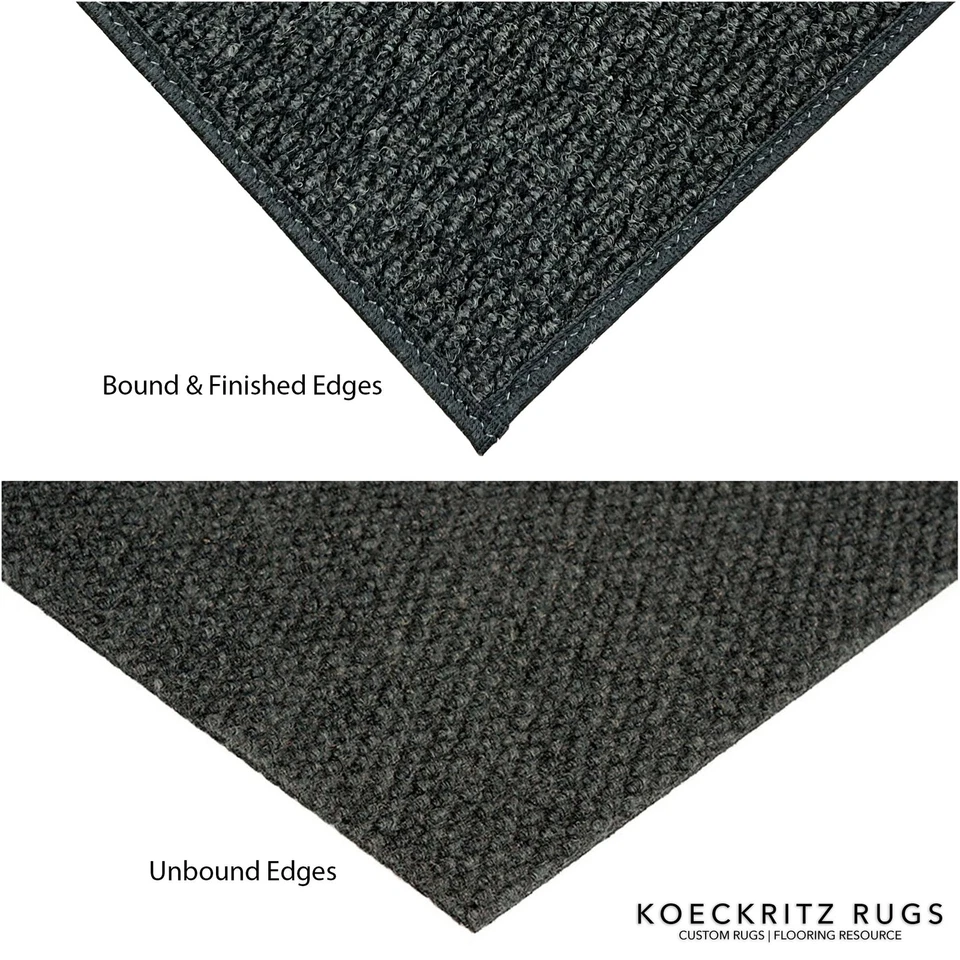 Koeckritz Hatteras Black Ice Indoor Outdoor Rug | Patios, Pools, Hallways, Decks - Image 4 of 4