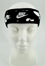 Nike Club Fleece Headband 2.0 Youth All Over Print Black/White