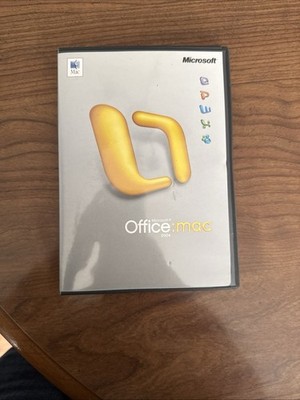 Microsoft Office Mac 2004 w/ Product Key - Word Powerpoint Excel Entourage