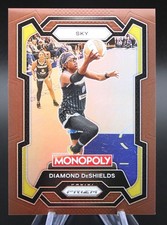 2024 Panini Prizm Monopoly WNBA #60 Diamond DeShields Brown Prizms #/249