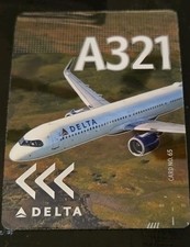 Delta A321 Trading Card #65 Delta Airlines Airbus A321neo